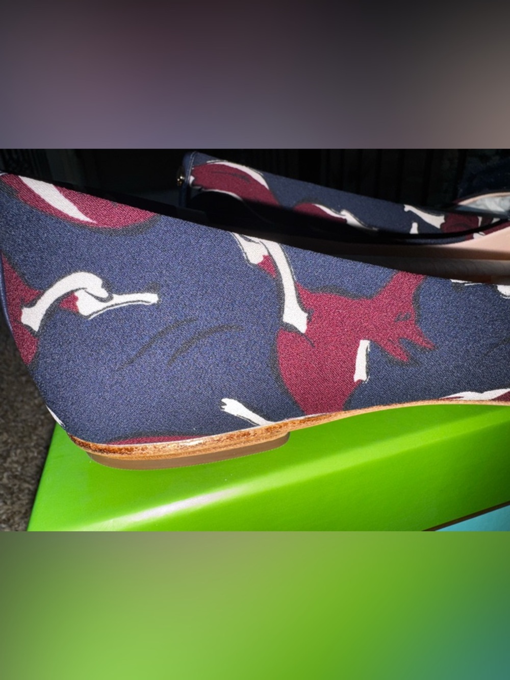 Kate Spade Elen Multi Navy Flats size 7 - Picture 3 of 8